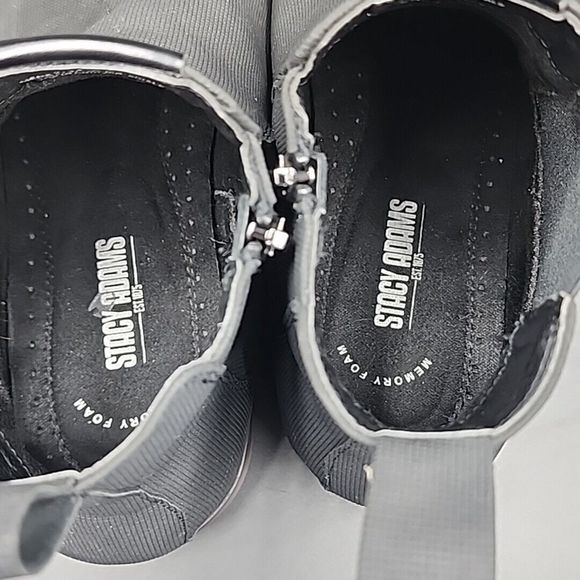 Stacy Adams Oakhurst Boots Chukka Style 21441-001 Size 11 Memory Foam Black - Picture 10 of 11